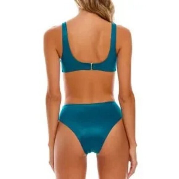 Agua Bendita XL One-Piece Kasie Blue Swimsuit NWT $290 - Picture 4 of 4